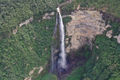 Gocta Waterfall from the air