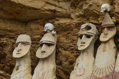 Heads of Karajia Sarcophagi