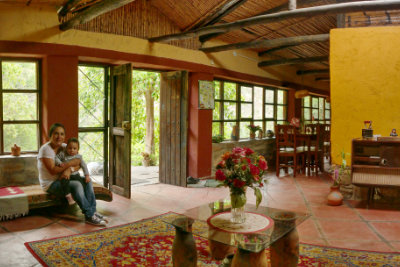 Dining room and lounge at La Casa de Doña Lola
