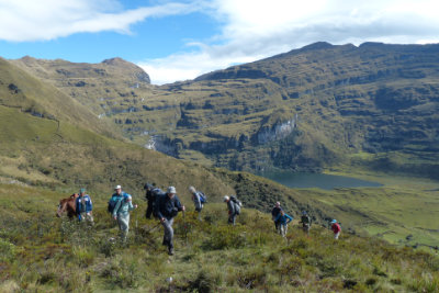 Yorkshire Ramblers Club trekking out from Huayabamba Valley